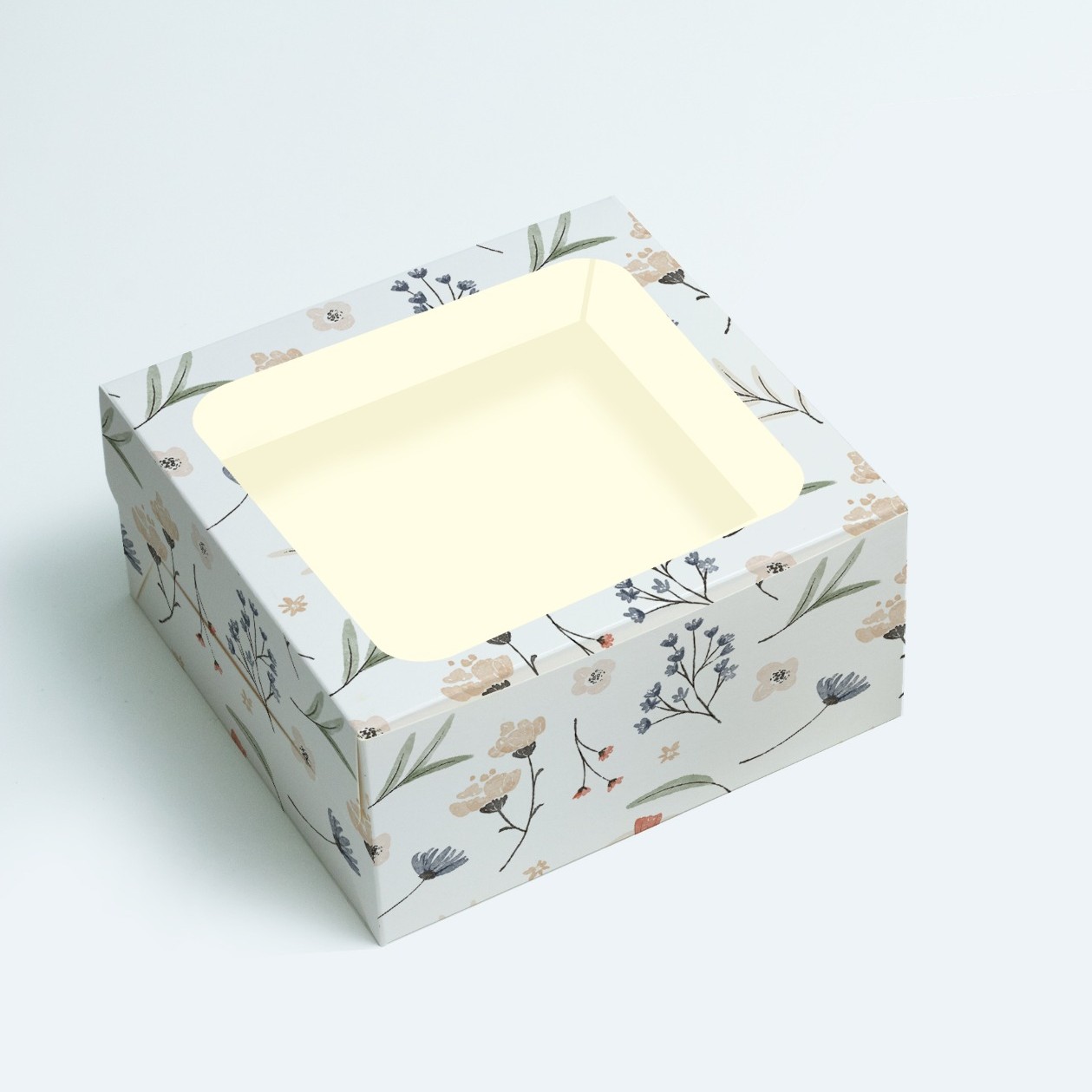 1 Kg Virgin White Kraft Paper Cake Box Without Window Plain And Customized  Printing